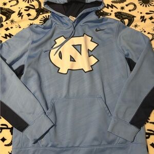 Nike Men's Blue Hoodie with UNC Tar Heels Logo